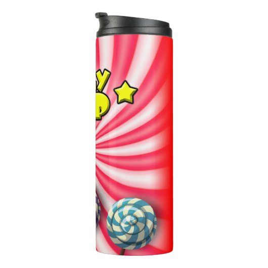 Lolly Pop Wrapper Thermosbeker (Geroteerd rechts)