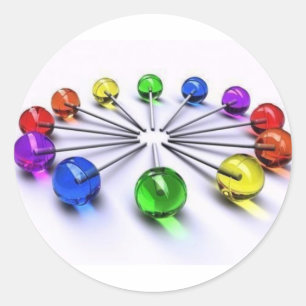 lolly ronde sticker