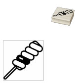 lolly rubberstempel (Gestempeld)