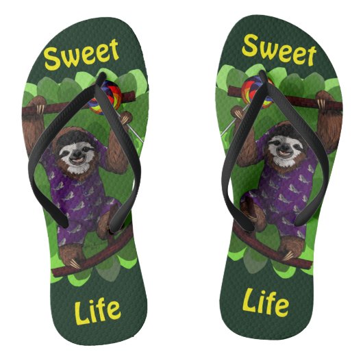 Lolly Sloth Teenslippers (Voetbed)