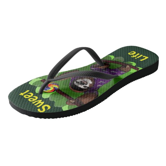 Lolly Sloth Teenslippers (Schuin)