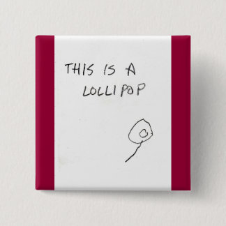 lolly vierkante button 5,1 cm