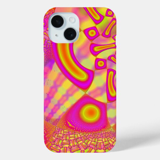 LollyPoP 3D Fused Glass Fractal Case-Mate iPhone Case (Achterkant)