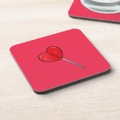 Lollypop drank coaster bier onderzetter (Linkerzijde)