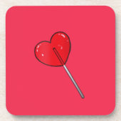 Lollypop drank coaster bier onderzetter (Voorkant)