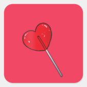 Lollypop Driehoek Sticker (Voorkant)