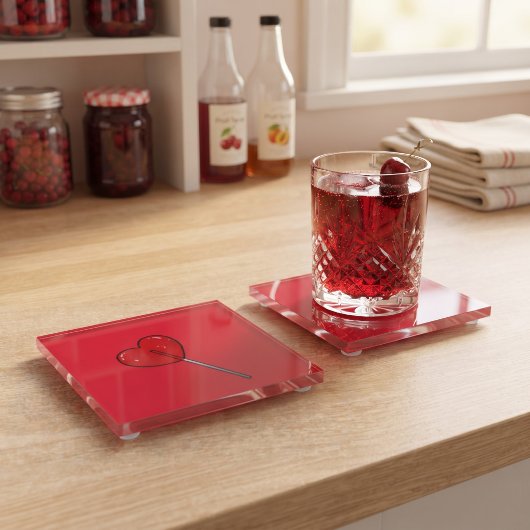 Lollypop Glas Onderzetter