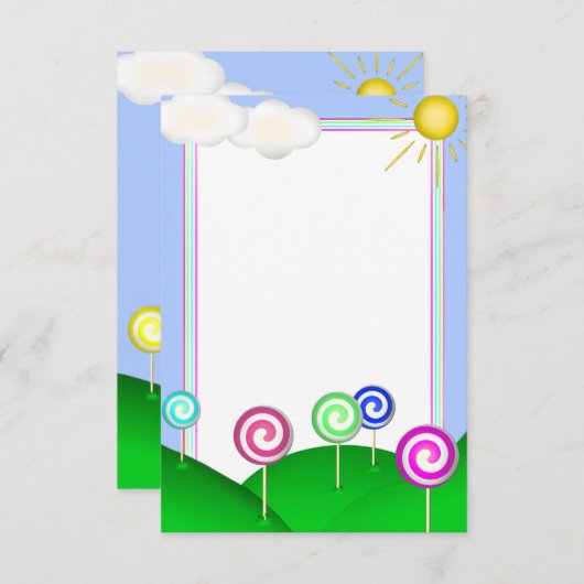 Lollypop land (Voorkant / Achterkant)