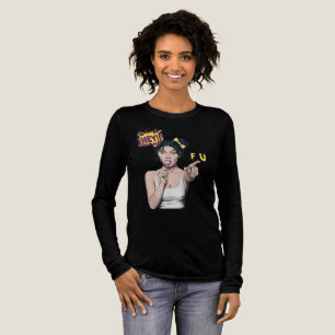 Lollypop Popart Meisje En FU Tri-Blend Shirt