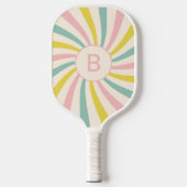 'Lollypop Vibes', retro gepersonaliseerd Pickleball Paddle (Voorkant)
