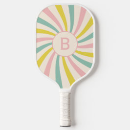 'Lollypop Vibes', retro gepersonaliseerd Pickleball Paddle