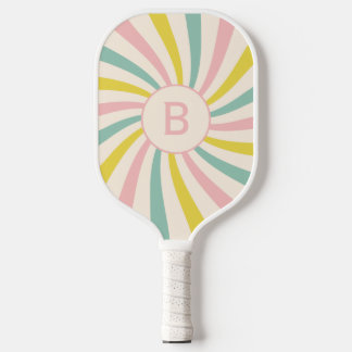 'Lollypop Vibes', retro gepersonaliseerd Pickleball Paddle