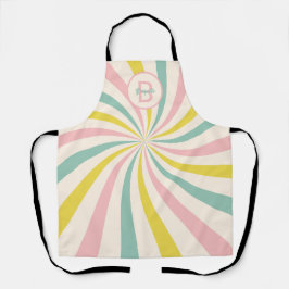 'Lollypop Vibes', retro monogram Schort