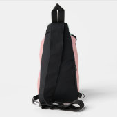 'Lollypop Vibes', retro pastelwerveling Sling Bag (Achterkant)
