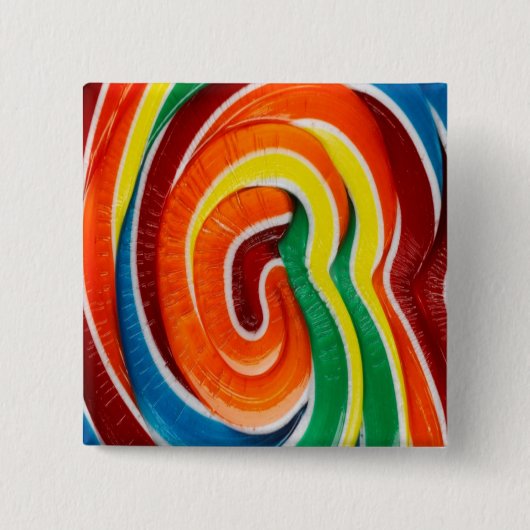 Lollypop Vierkante Button 5,1 Cm (Voorkant)