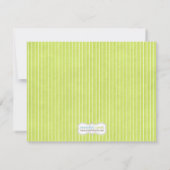 Lollypops and Lemonade Birthday Party Dank u Bedankkaart (Achterkant)