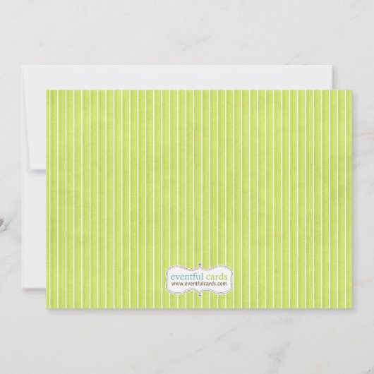 Lollypops and Lemonade Birthday Party Invitation Kaart (Achterkant)