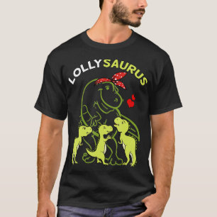 Lollysaurus Lolly Tyrannosaurus Dinosaur T-shirt