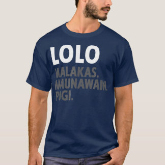 Lolo Filipino Grandpa  Funny Filipino T-shirt