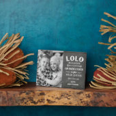 Lolo Grandfather Vaderdag Kinder Foto Fotoplaat (Zijkant)