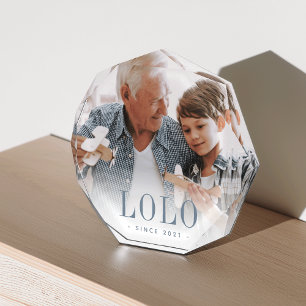 Lolo Grandpa Year opgericht Fotoblokken