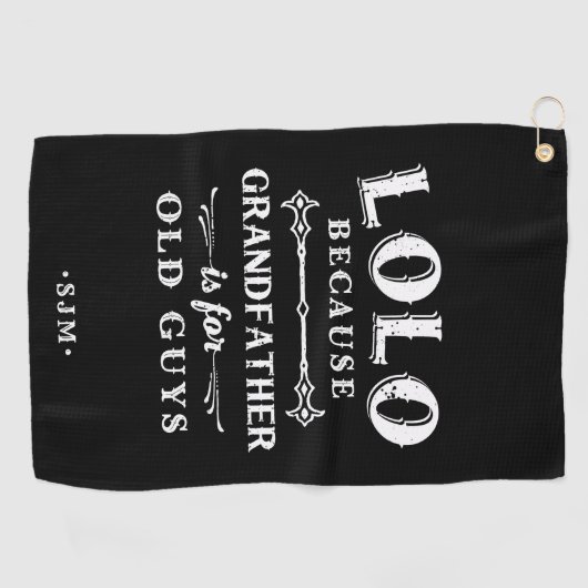 Lolo | Grootvader is voor oude jongens Golfhanddoek (Horizontaal)