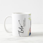 Lolo I love you Custom photo Name Script Koffiemok (Links)