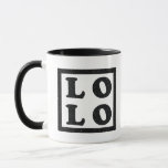 Lolo Mok<br><div class="desc">Lolo Coffee Mok. Deze koffie-mok is een perfect geschenk voor elke grootvader die Lolo wordt genoemd in plaats van opa. (Lolo betekent grootvader of grootvader in Tagalog/Filipino.) Het zwarte en witte vierkant design,  dat Lolo zegt,  is eenvoudig,  minimalistisch,  strak,  schoon,  modern en hedendaags.</div>