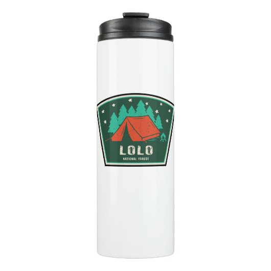 Lolo Nationaal Bos Montana Camping Thermosbeker (Voorkant)