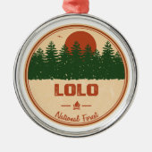 Lolo National Forest Metalen Ornament (Voorkant)