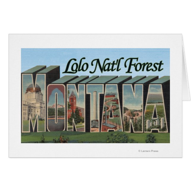 Lolo Nat'l Forest, Montana (Voorkant Horizontaal)