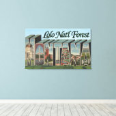 Lolo Nat'l Forest, Montana Canvas Afdruk (Insitu (Houten vloer))