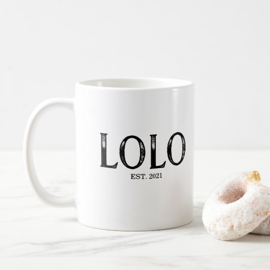 Lolo Oprichtingsjaar Koffiemok (Met donut)