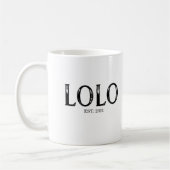 Lolo Oprichtingsjaar Koffiemok (Links)