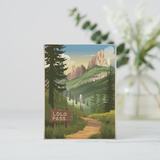 Lolo Pass Briefkaart (Staand voorkant)