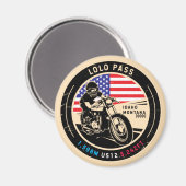 Lolo Pass Idaho-motorfiets Magneet (Voorkant / Achterkant)