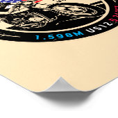 Lolo Pass Idaho-motorfiets Poster (Hoek)