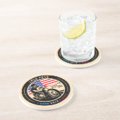 Lolo Pass Idaho-motorfiets Zandsteen Onderzetter (Zijkant)