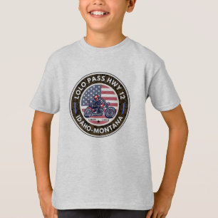 Lolo passweg Oregon motorreis T-shirt