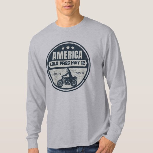 Lolo passweg Oregon motorreis T-shirt (Voorkant)