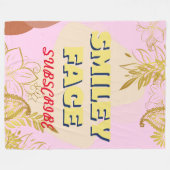 LOLsmileyface gooien deken (Voorkant (Horizontaal))