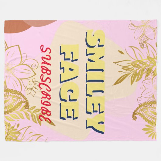 LOLsmileyface gooien deken (Voorkant (Horizontaal))