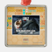 LOLZ nu in Pocket Size Metalen Ornament (Voorkant)