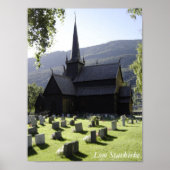 Lom Stavkirke Poster (Voorkant)
