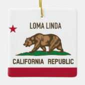 Loma Linda Keramisch Ornament (Voorkant)
