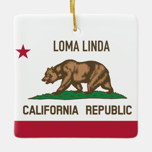 Loma Linda Keramisch Ornament (Voorkant)