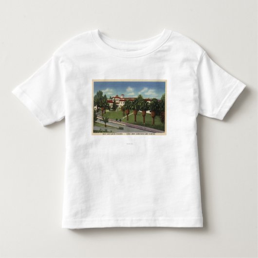 Loma Linda Sanitarium en Ziekenhuis Uitzicht Kinder Shirts (Voorkant)