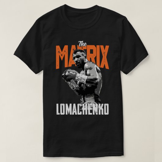 Lomachenko De Matrix sinaasappel 1 T-shirt (Design voorkant)