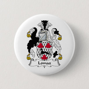 Lomax Family Crest Ronde Button 5,7 Cm