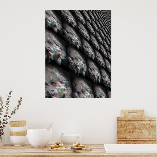 Lombard 3Dimensionaal afdrukken Poster (Keuken)